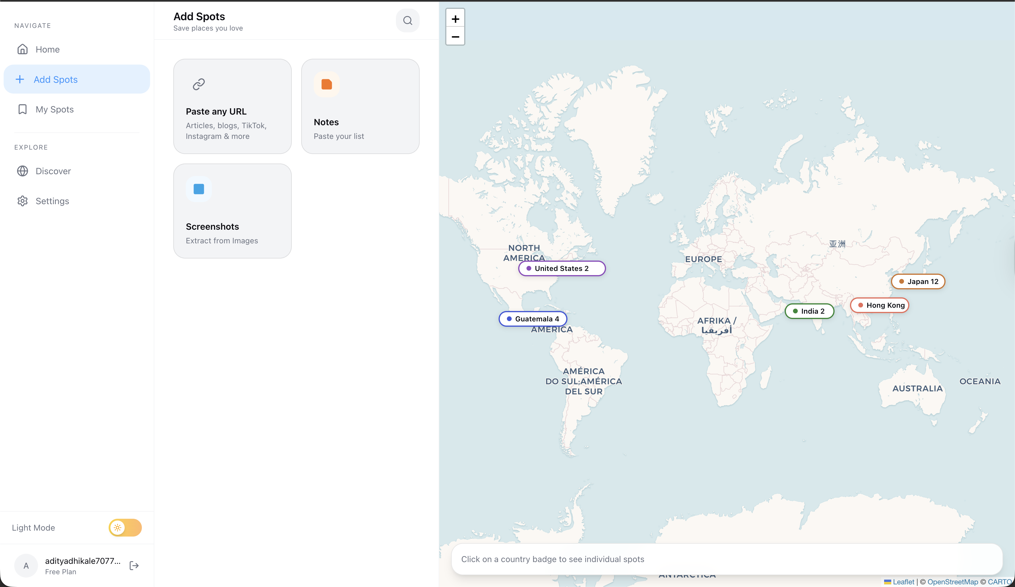 WanderLog travel app